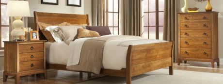 Solid wood furniture, solid wood bedroom set, made in canada
